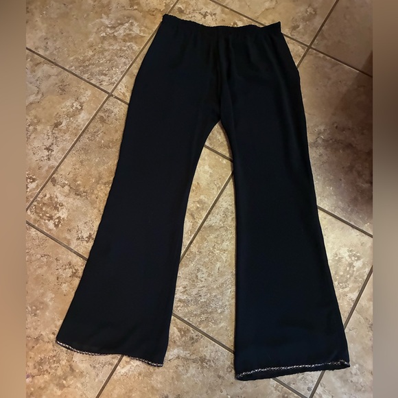 🖤Punjabi 3-Piece Black Beaded Formal Set | Tunic + Pants + Wrap | Size M✨ - Picture 6 of 8